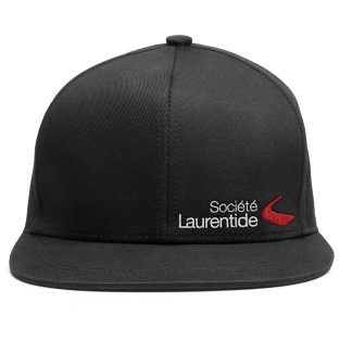 Casquette noire snapback Société Laurentide