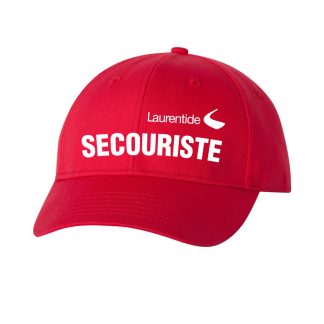 Casquette rouge Laurentide secouriste