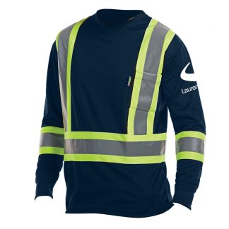 Chandails manches longues 100% Polyester - MARINE