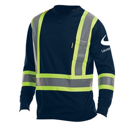 Chandails manches longues 100% Polyester - MARINE