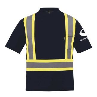 Chandails manches courtes 100% Polyester - MARINE